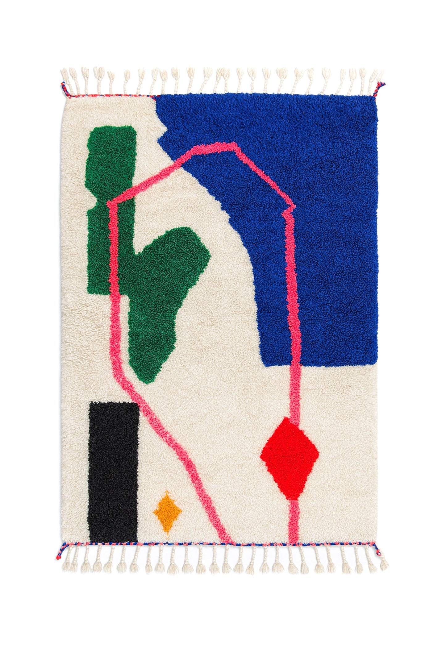 Colorful Berber rug 96 x 169 cm - No. 2457