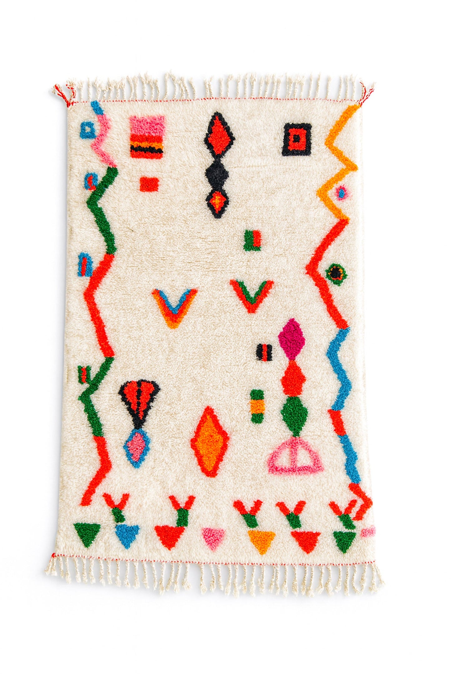 Colorful Berber rug 99 x 169 cm - No. 2464