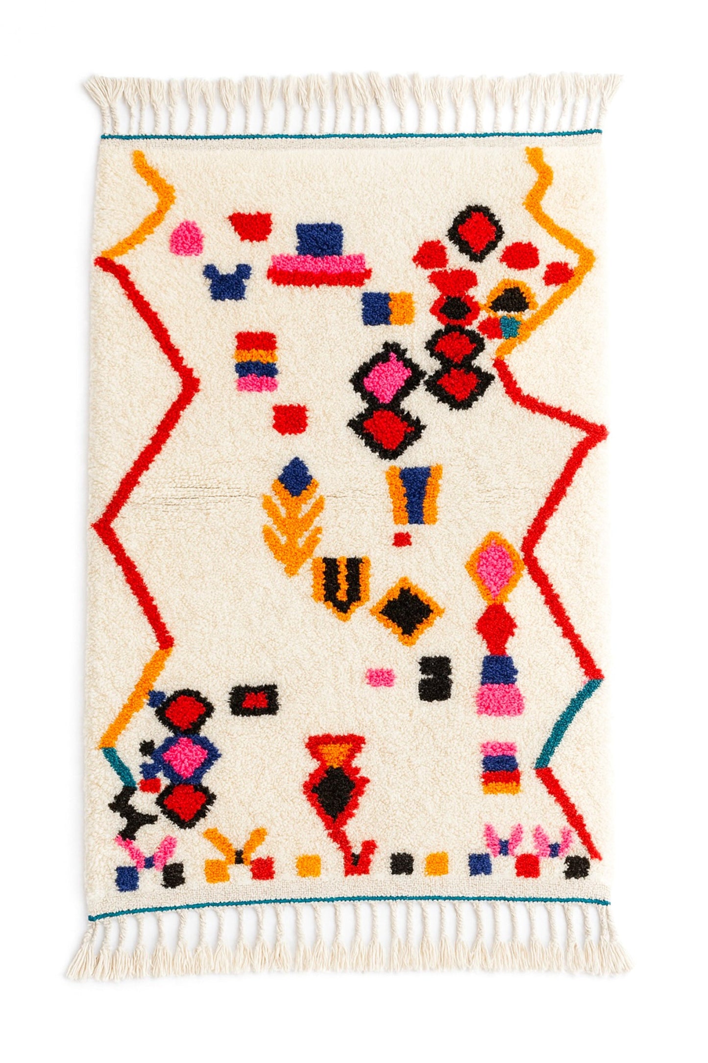 Colorful Berber rug 101 x 174 cm - No. 2458
