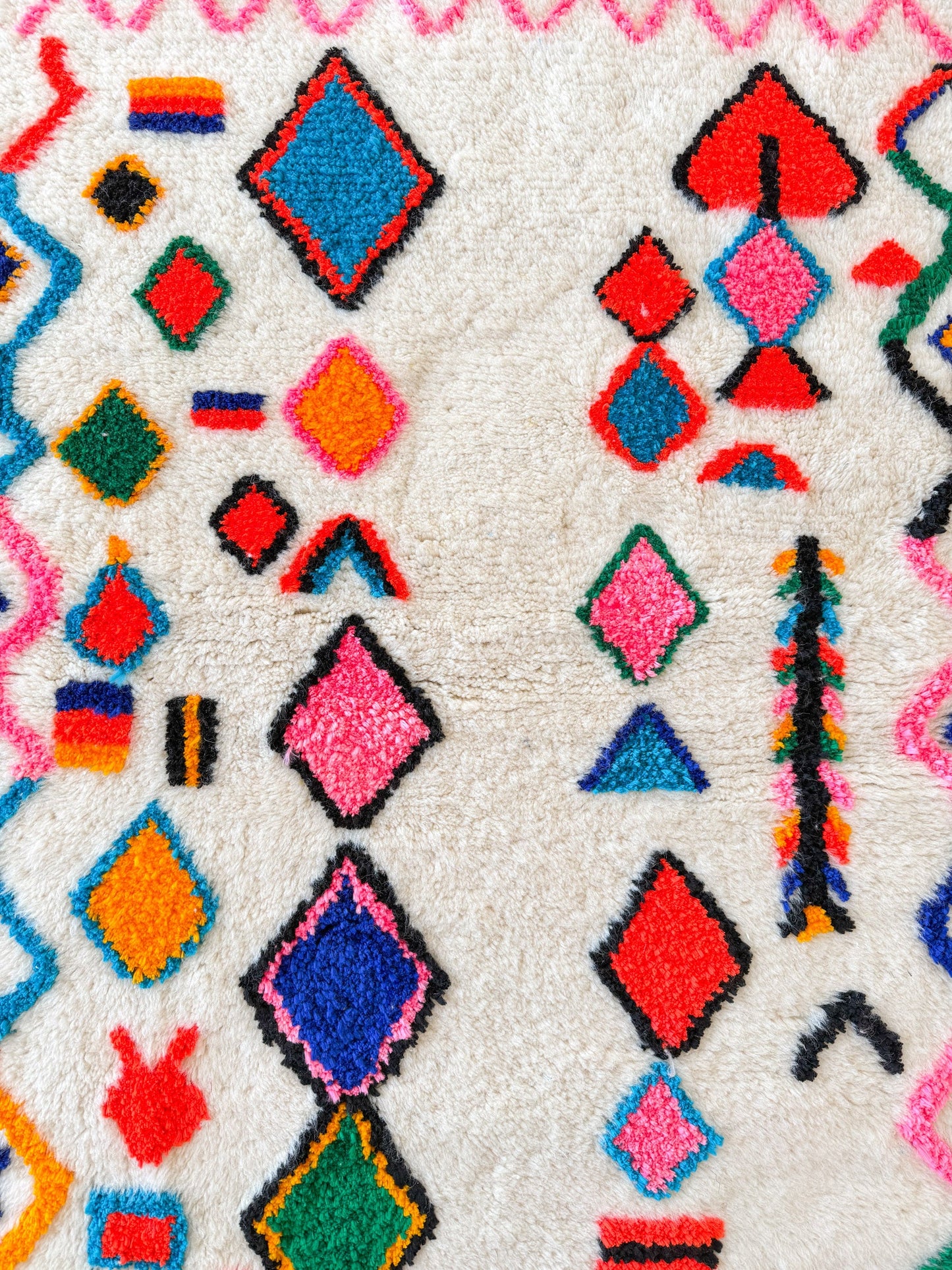 Colorful Berber rug 113 x 185 cm - No. 2435