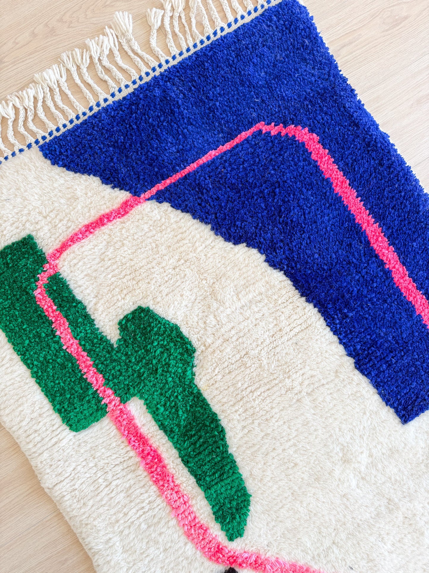 Colorful Berber rug 99 x 162 cm - No. 2463