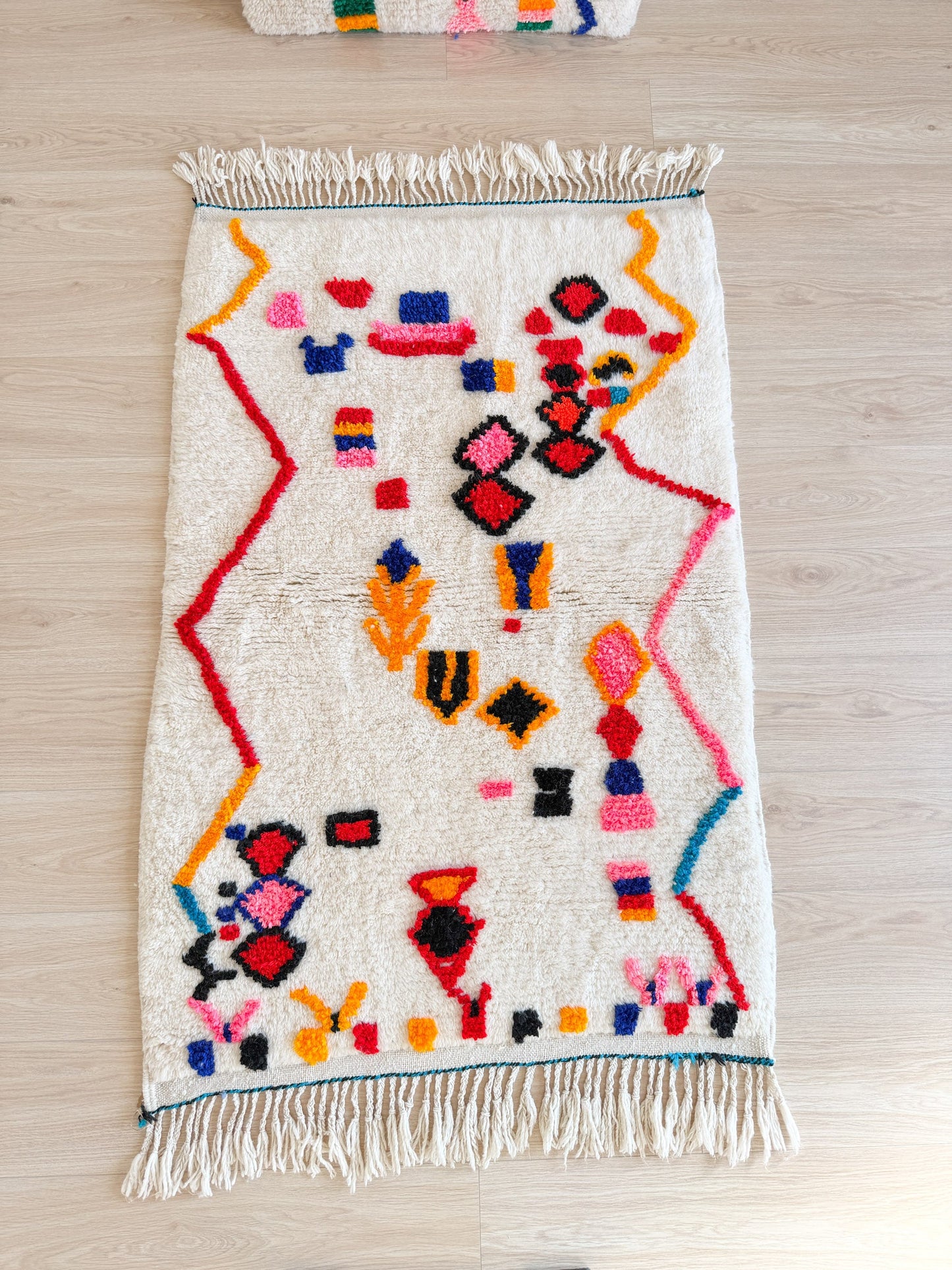 Colorful Berber rug 101 x 174 cm - No. 2458