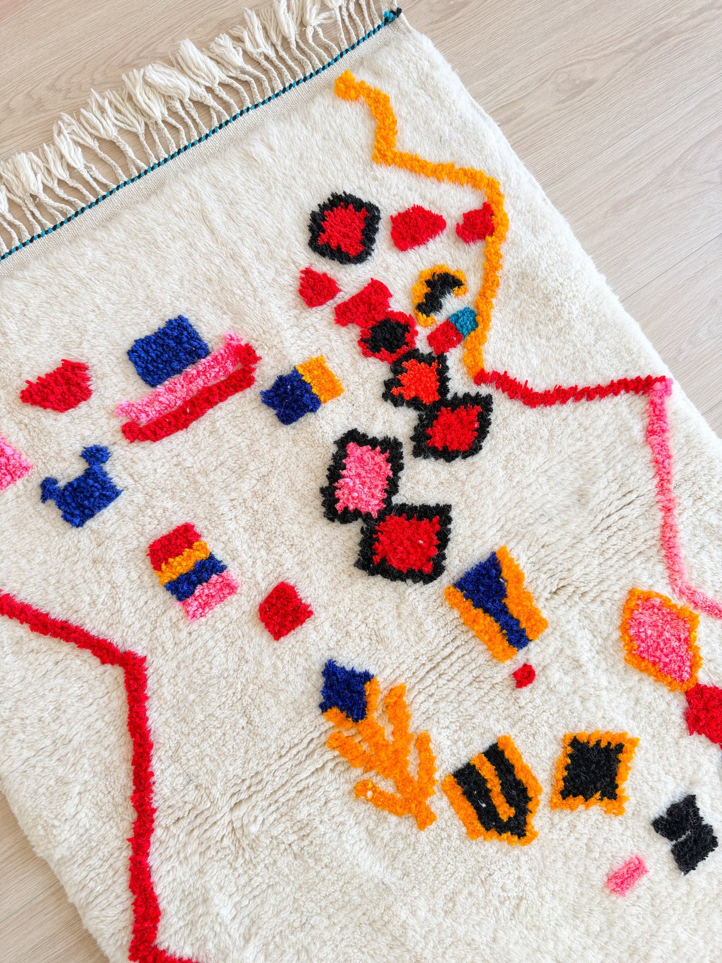 Colorful Berber rug 101 x 174 cm - No. 2458