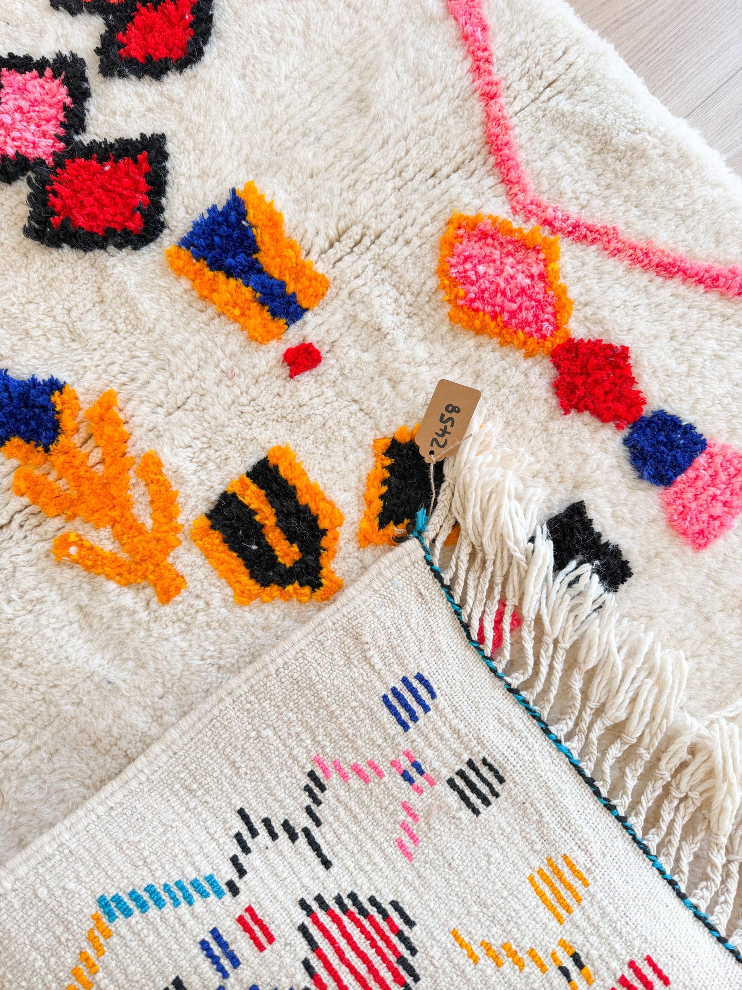 Colorful Berber rug 101 x 174 cm - No. 2458