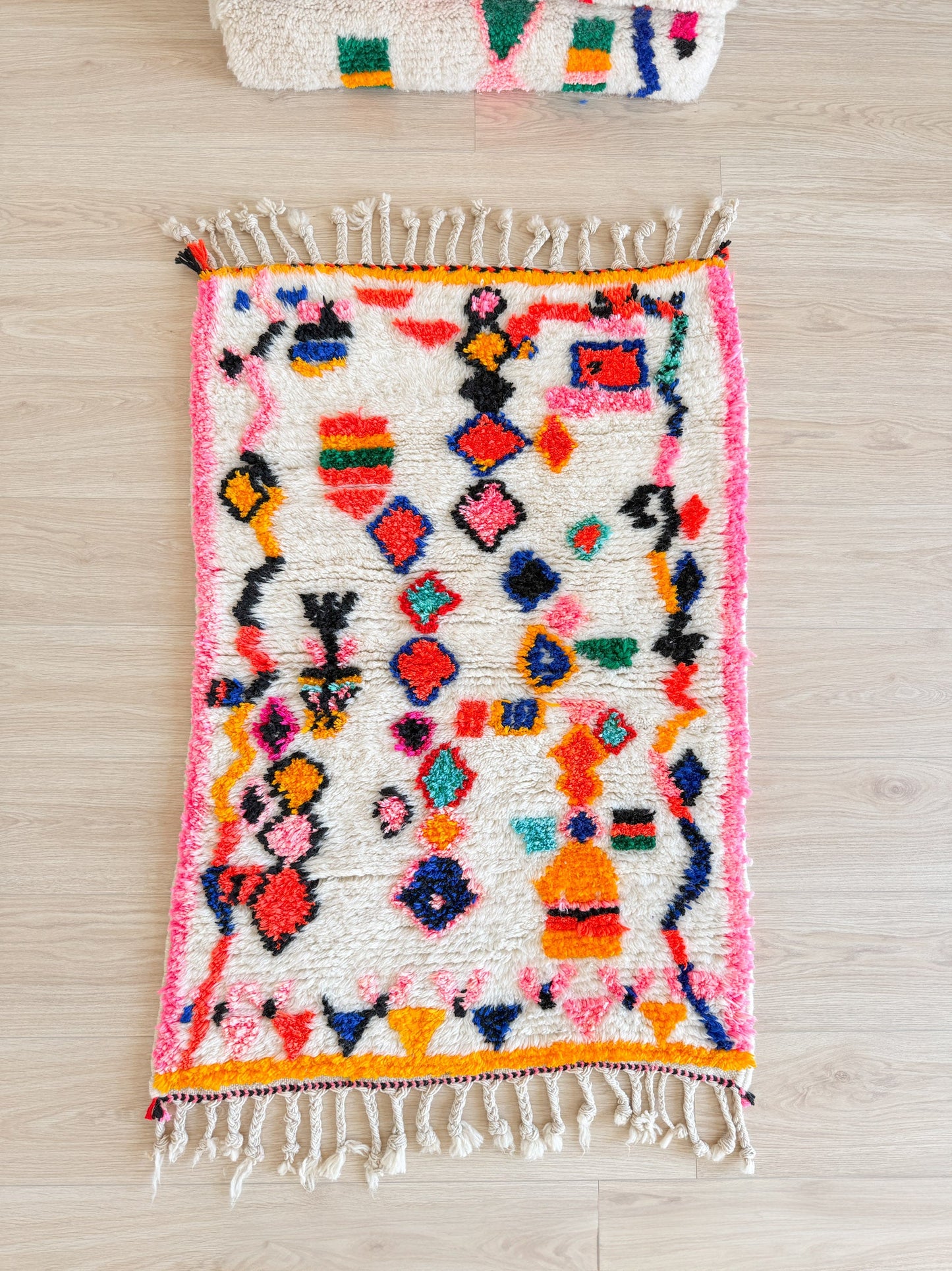 Colorful Berber rug 84 x 137 cm - No. 2461