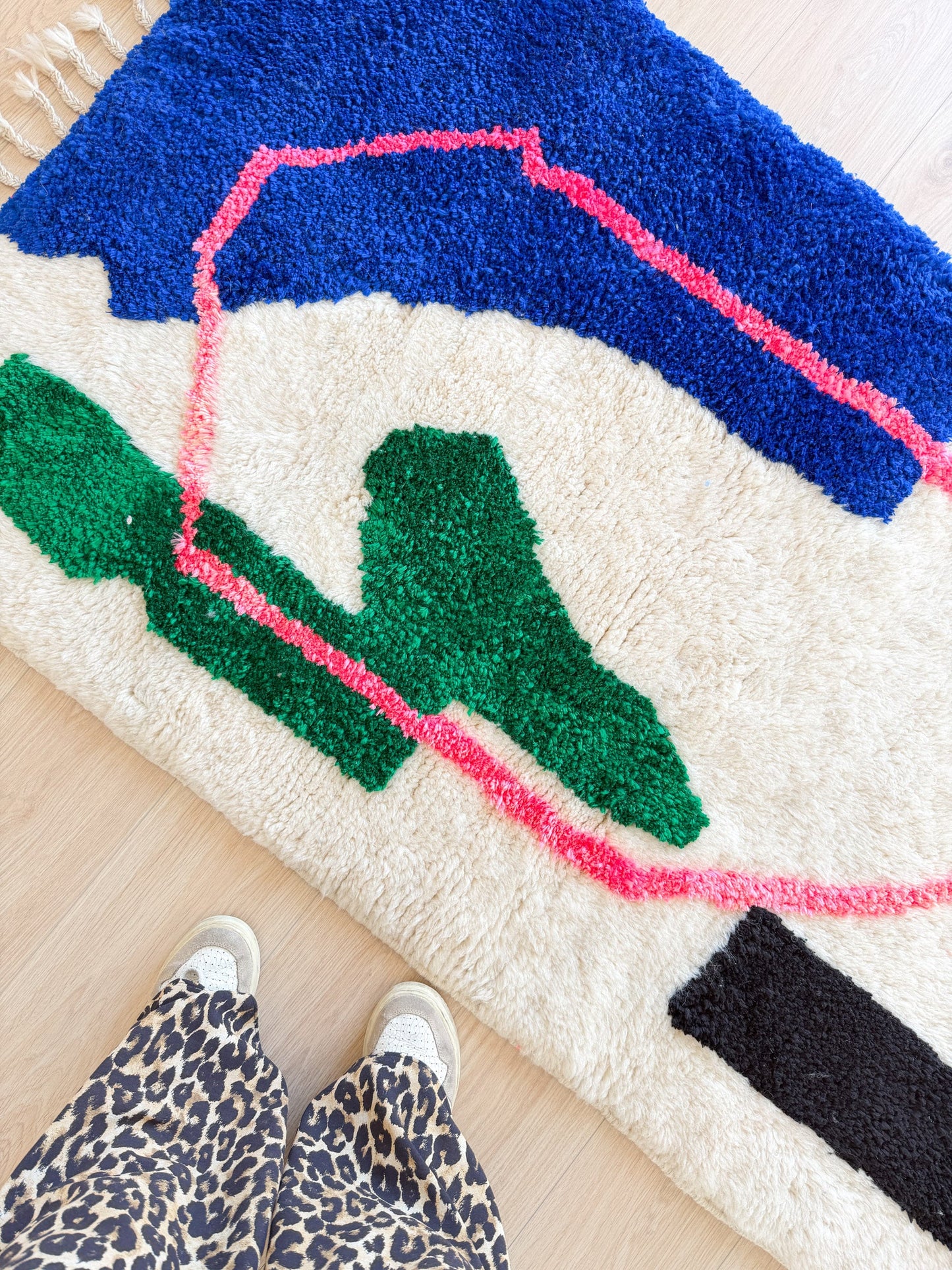 Colorful Berber rug 96 x 169 cm - No. 2457