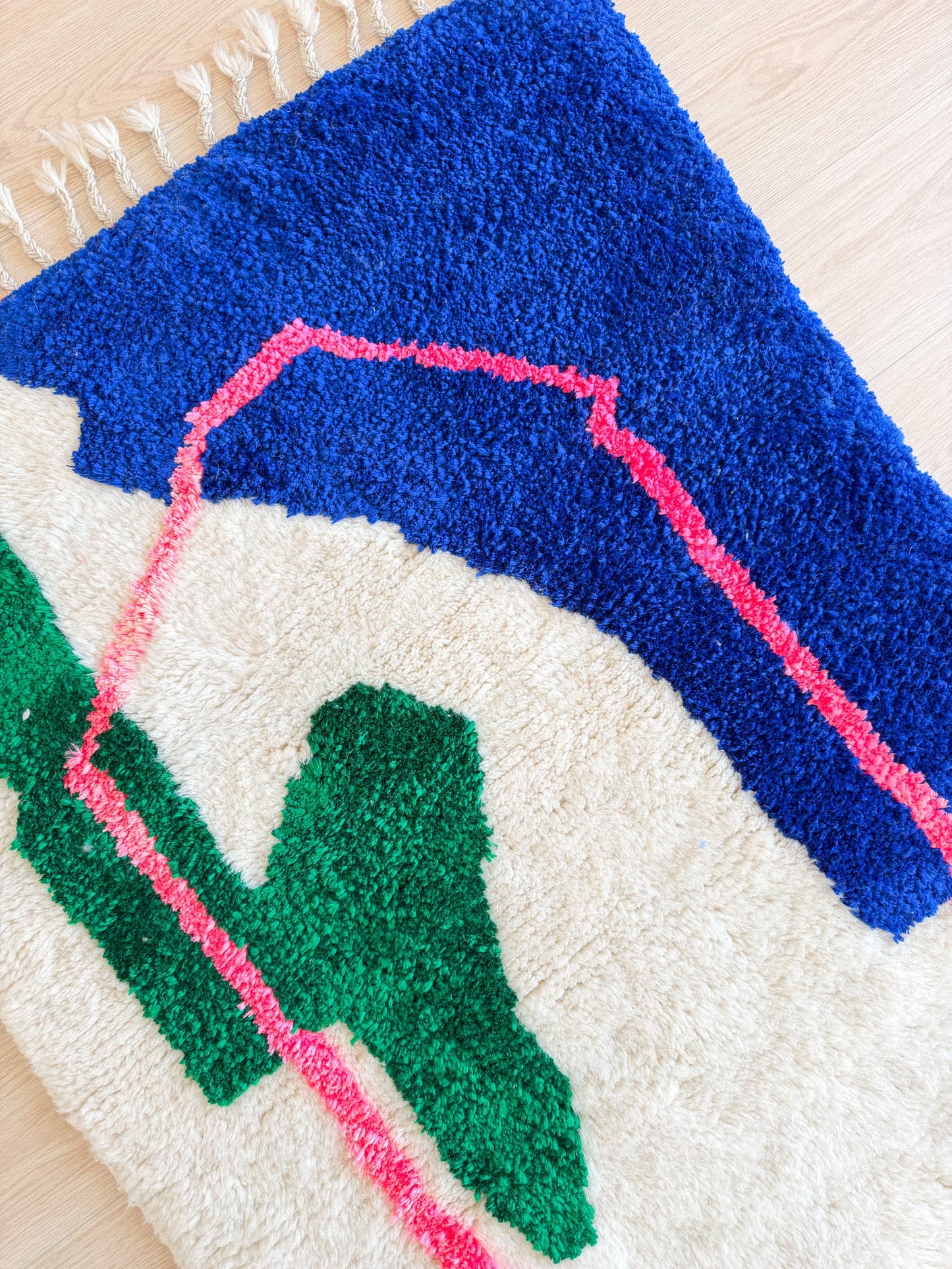 Colorful Berber rug 96 x 169 cm - No. 2457