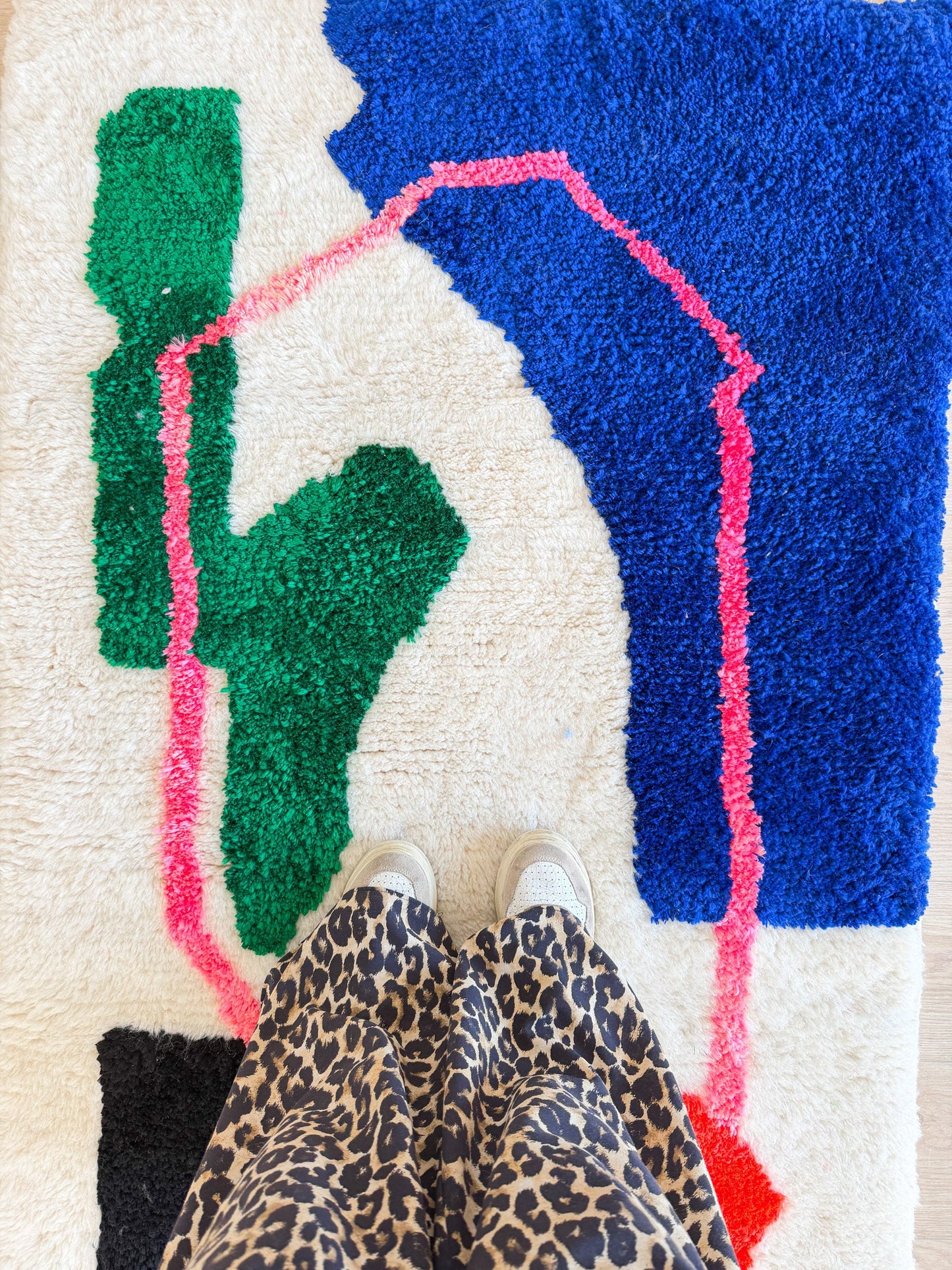 Colorful Berber rug 96 x 169 cm - No. 2457