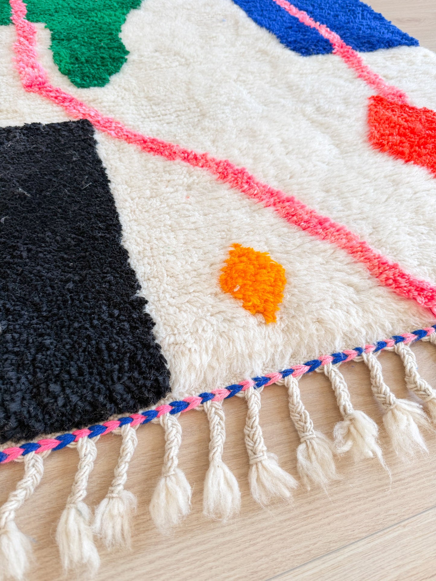 Colorful Berber rug 96 x 169 cm - No. 2457