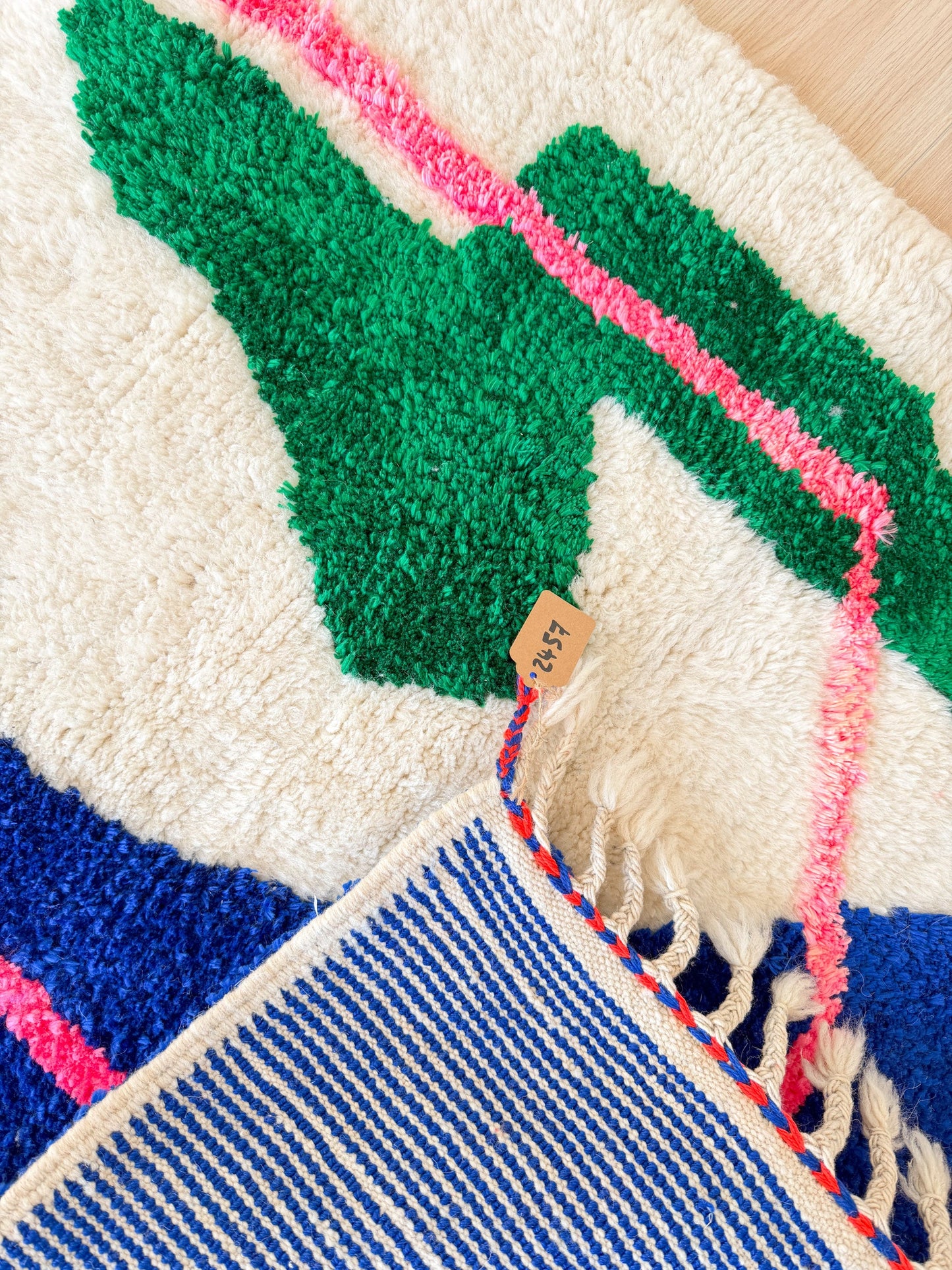 Colorful Berber rug 96 x 169 cm - No. 2457