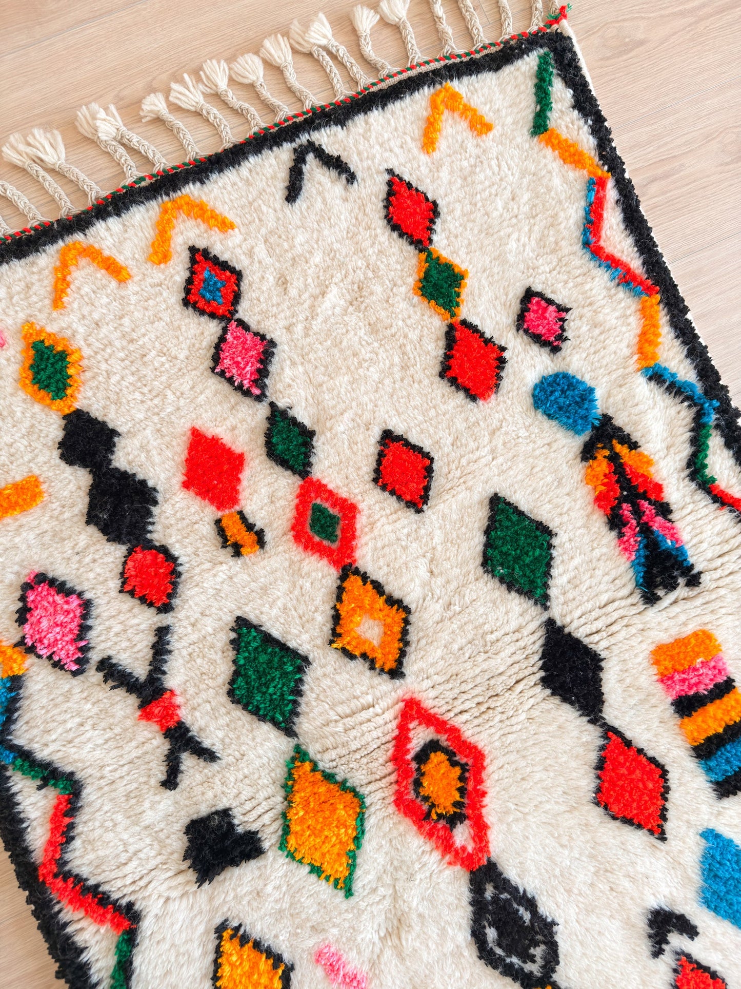 Colorful Berber rug 104 x 170 cm - No. 2444