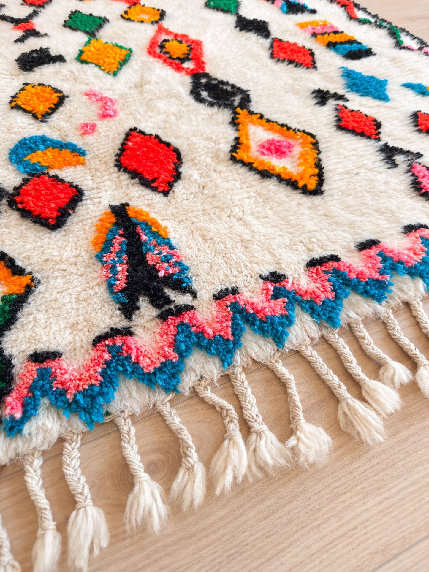 Colorful Berber rug 104 x 170 cm - No. 2444