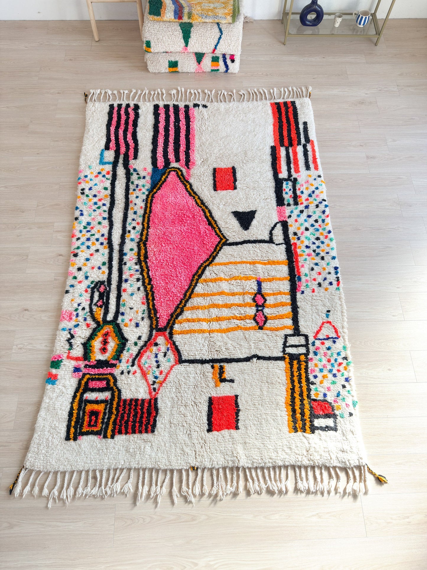 Colorful Berber rug 179 x 292 cm - No. 2460