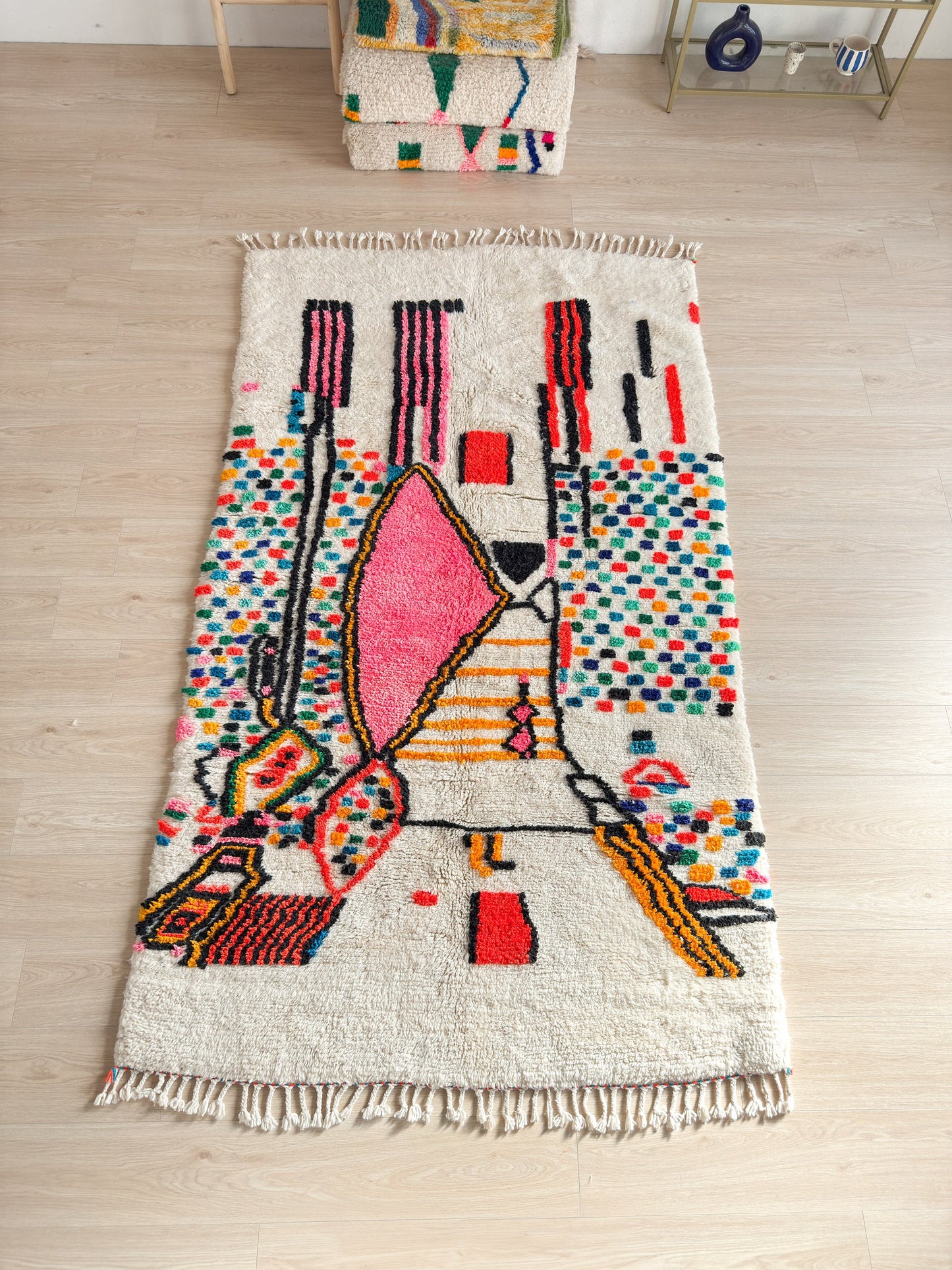 Colorful Berber rug 150 x 270 cm - No. 2281