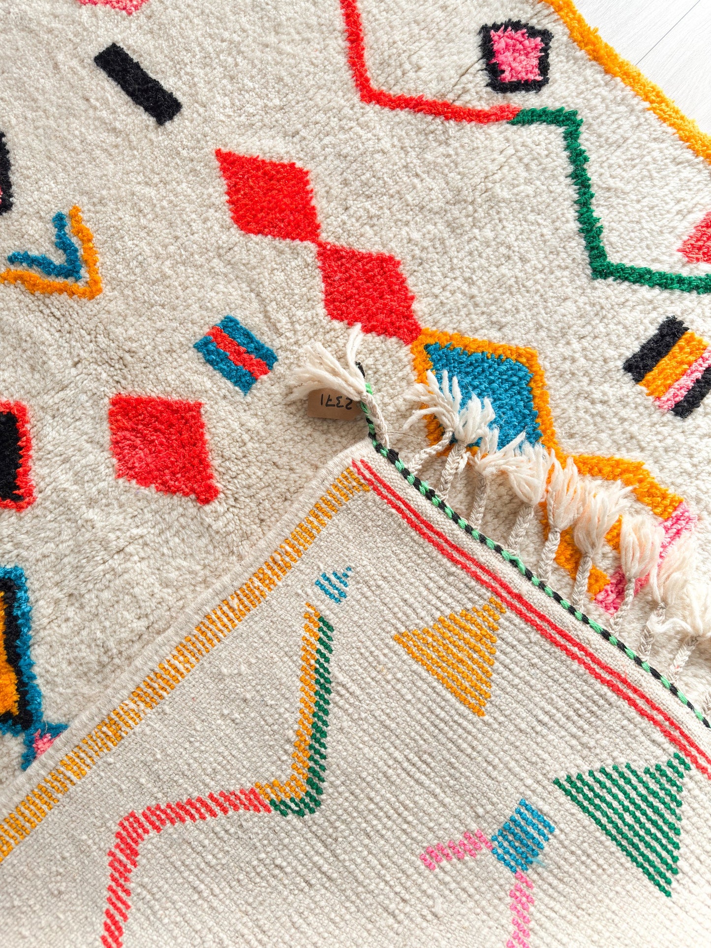 Colorful Berber rug 153 x 274 cm - No. 2371