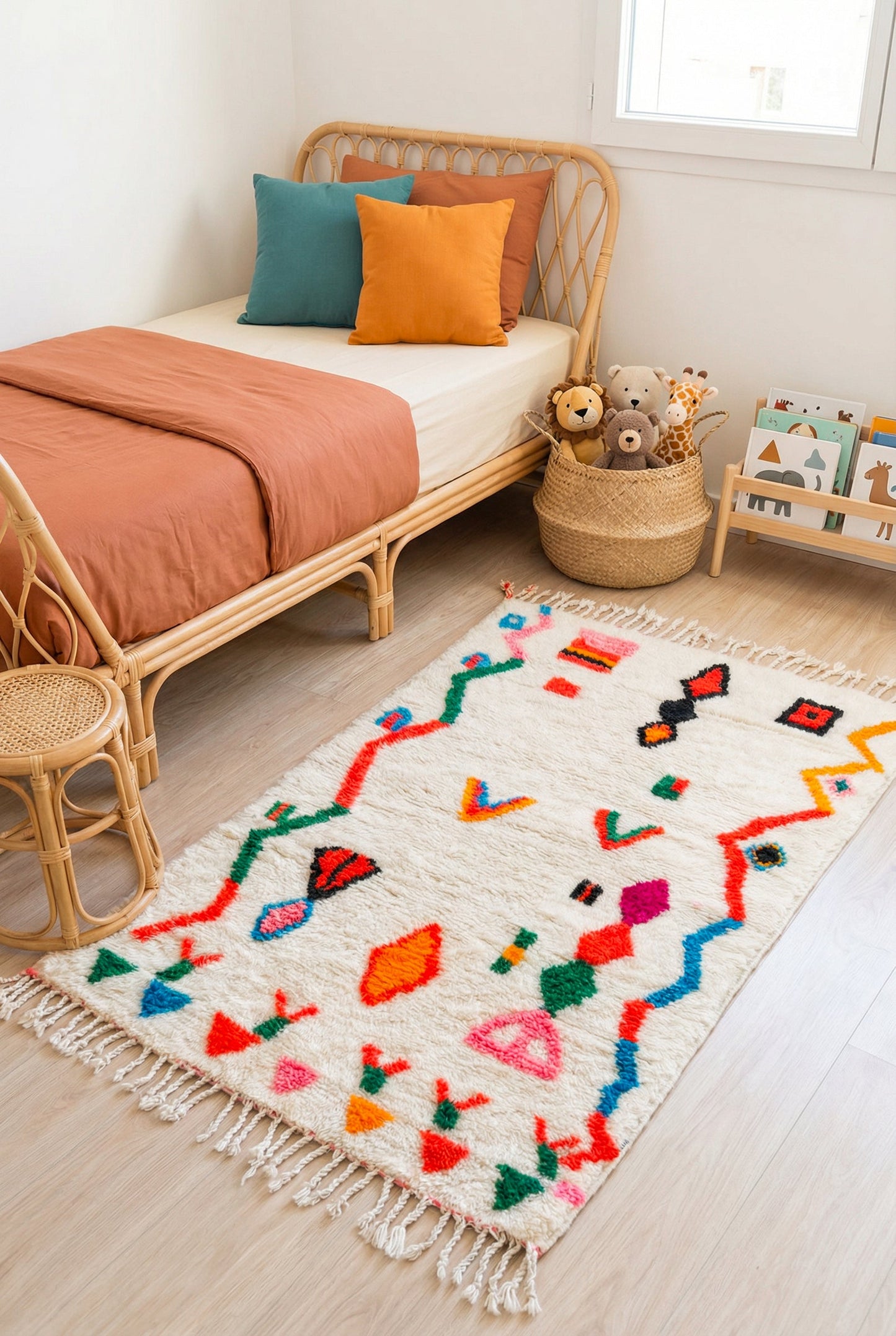 Colorful Berber rug 99 x 169 cm - No. 2464