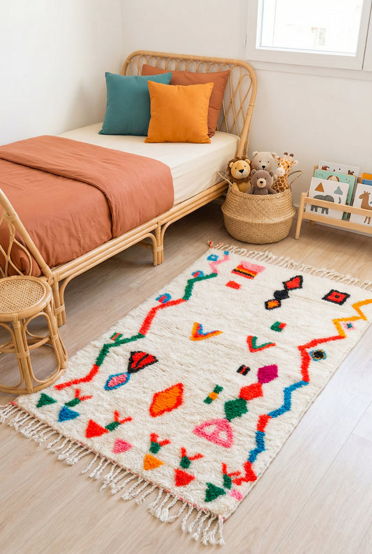 Colorful Berber rug 99 x 169 cm - No. 2464