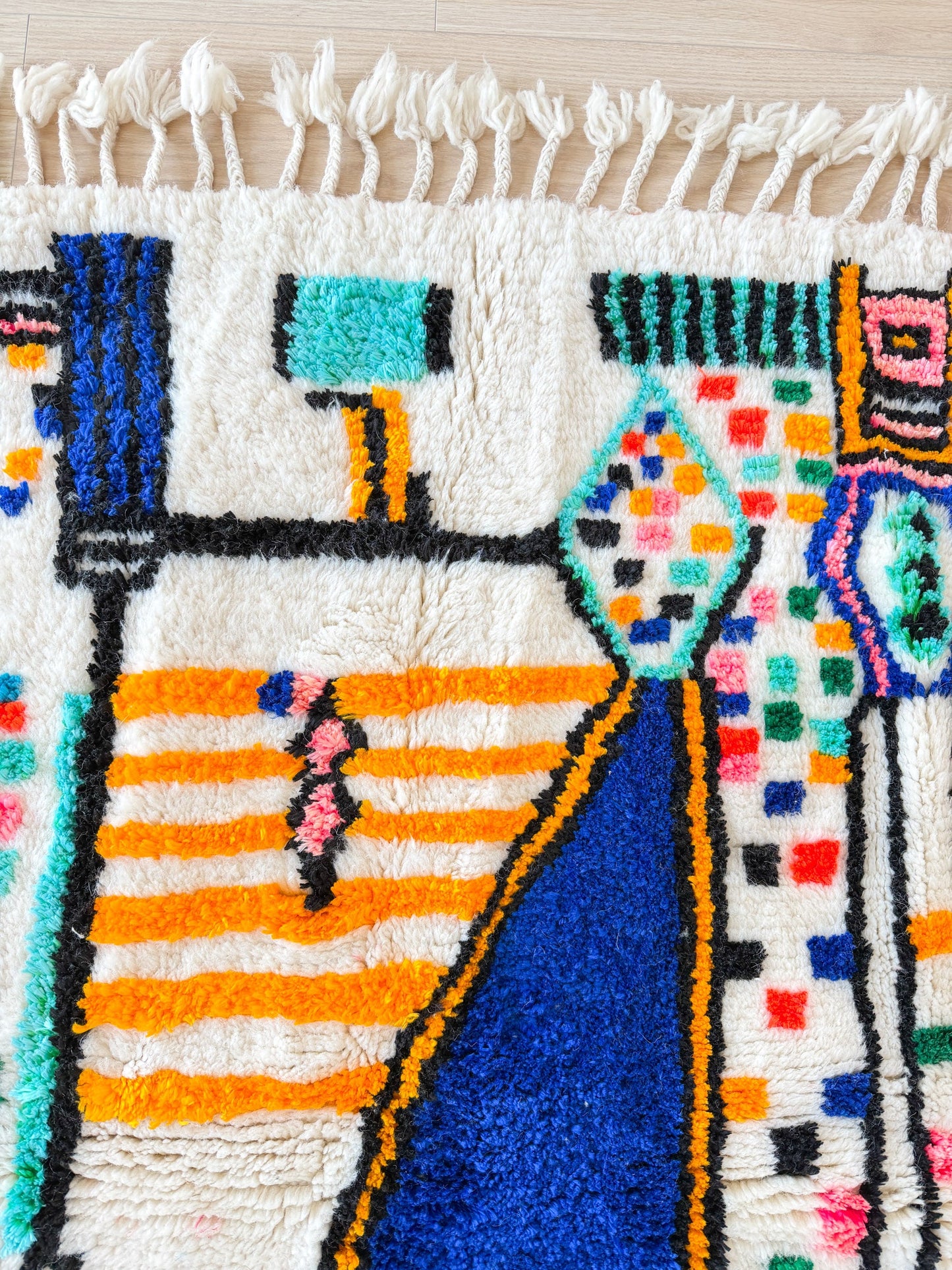 Colorful Berber rug 99 x 171 cm - No. 2403